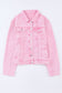 Petunia Pink Denim Jacket