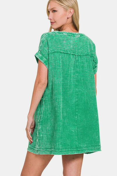 Zenana Kelly Green Dress