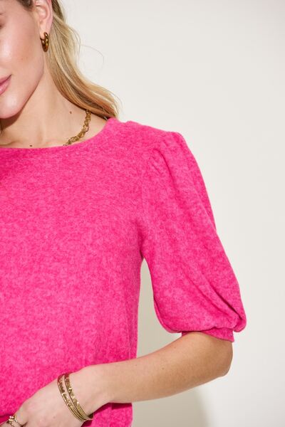 Zenana Pink Sweater