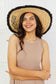 Sunshine Straw Fringe Hat