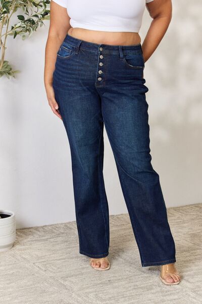 Kancan Mid Rise Flare Jeans