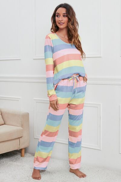 Happy Stripes Lounge Set