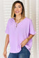 Zenana Bright Lavender Top