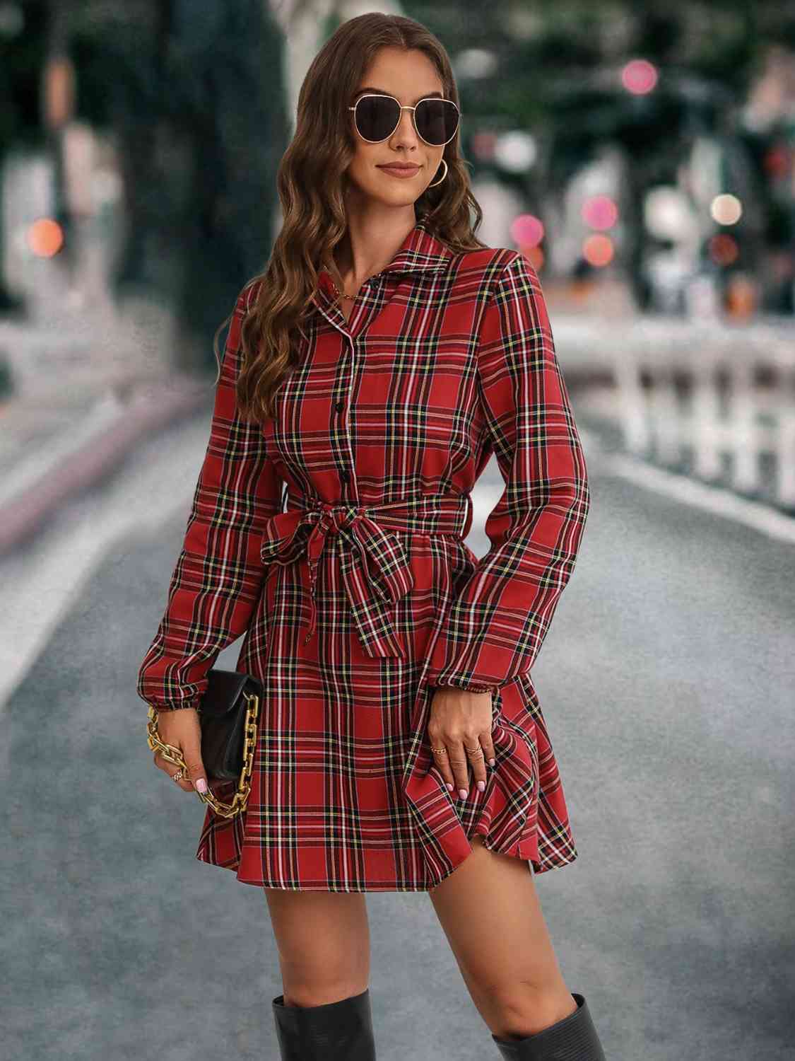 Peabody Plaid Dress