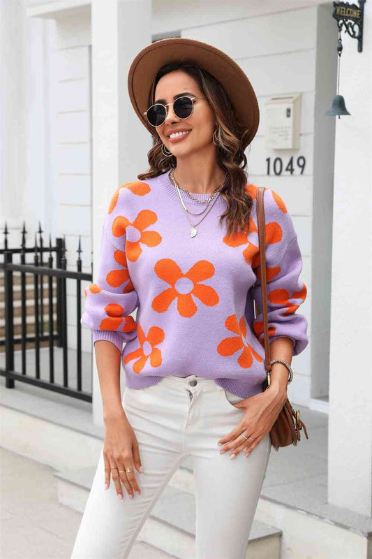 Harlan Floral Sweater