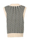 Henrietta Houndstooth Sweater Vest