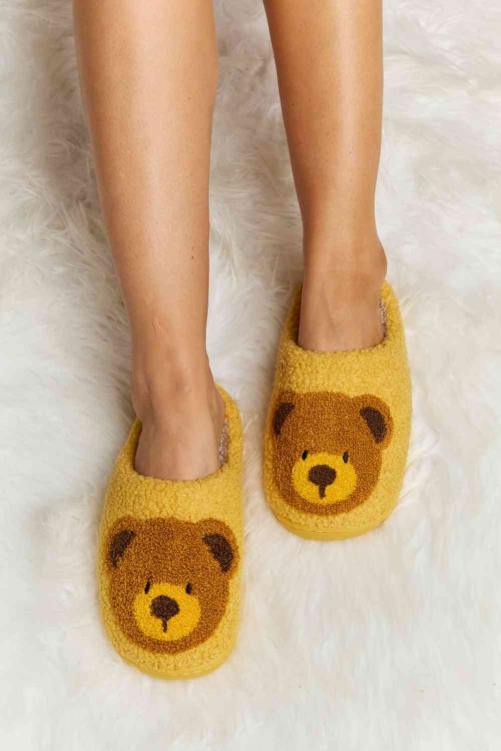 Melody Teddy Bear Slippers