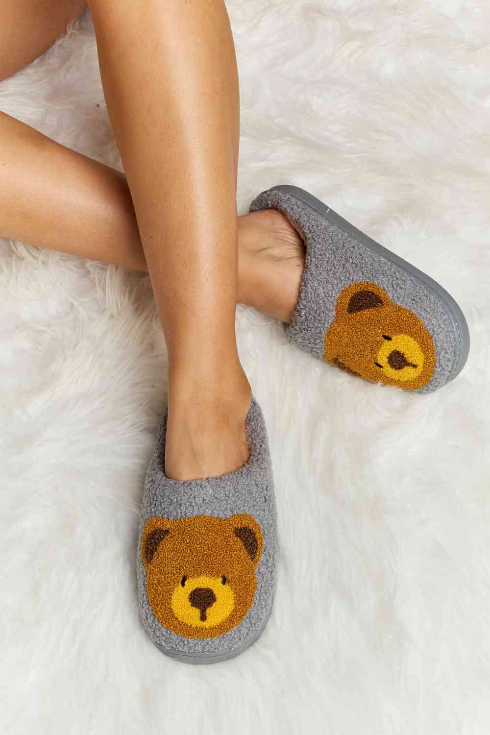 Melody Teddy Bear Slippers