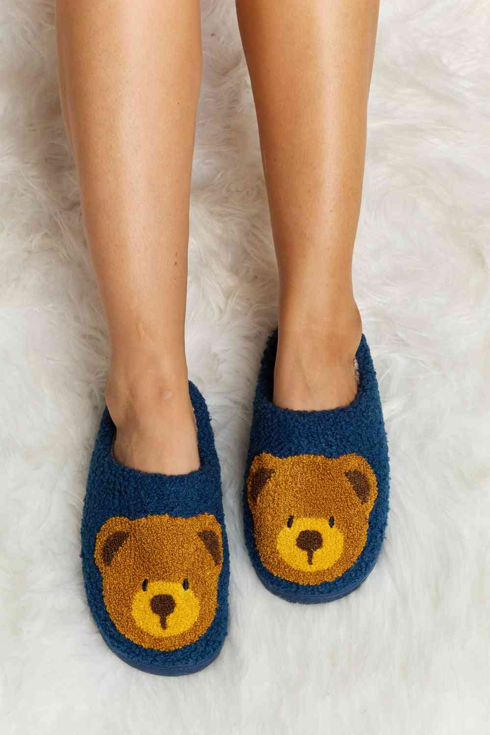 Melody Teddy Bear Slippers