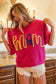 Fuchsia MOM Sweater