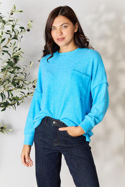 Zenana Deep Sky Sweater