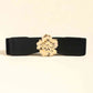 Flower Buckle Elastic Belt