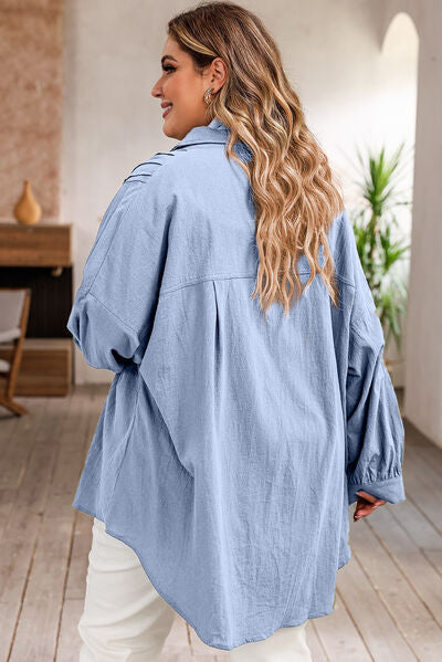 Plus Size Misty Blue Top