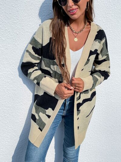 Camo Cardigan