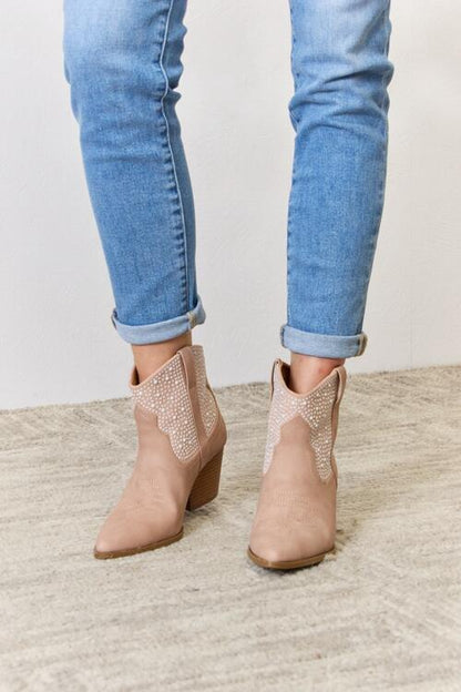 Woodcrest Rhinestone Booties