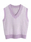 Henrietta Houndstooth Sweater Vest