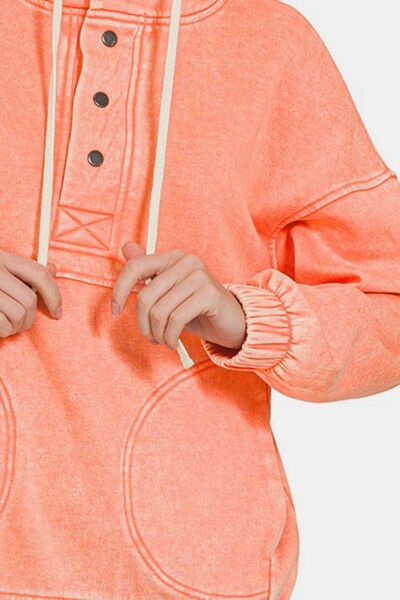 Zenana Coral Hoodie