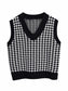 Henrietta Houndstooth Sweater Vest