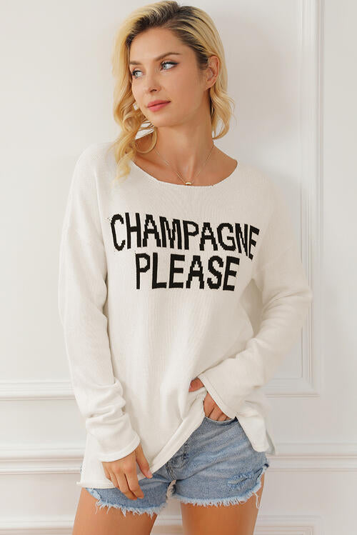 Champagne Please Top