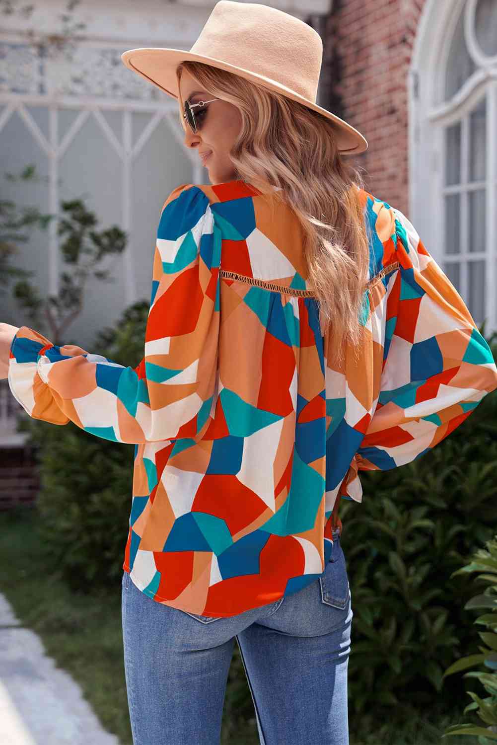 Ariel Abstract Blouse