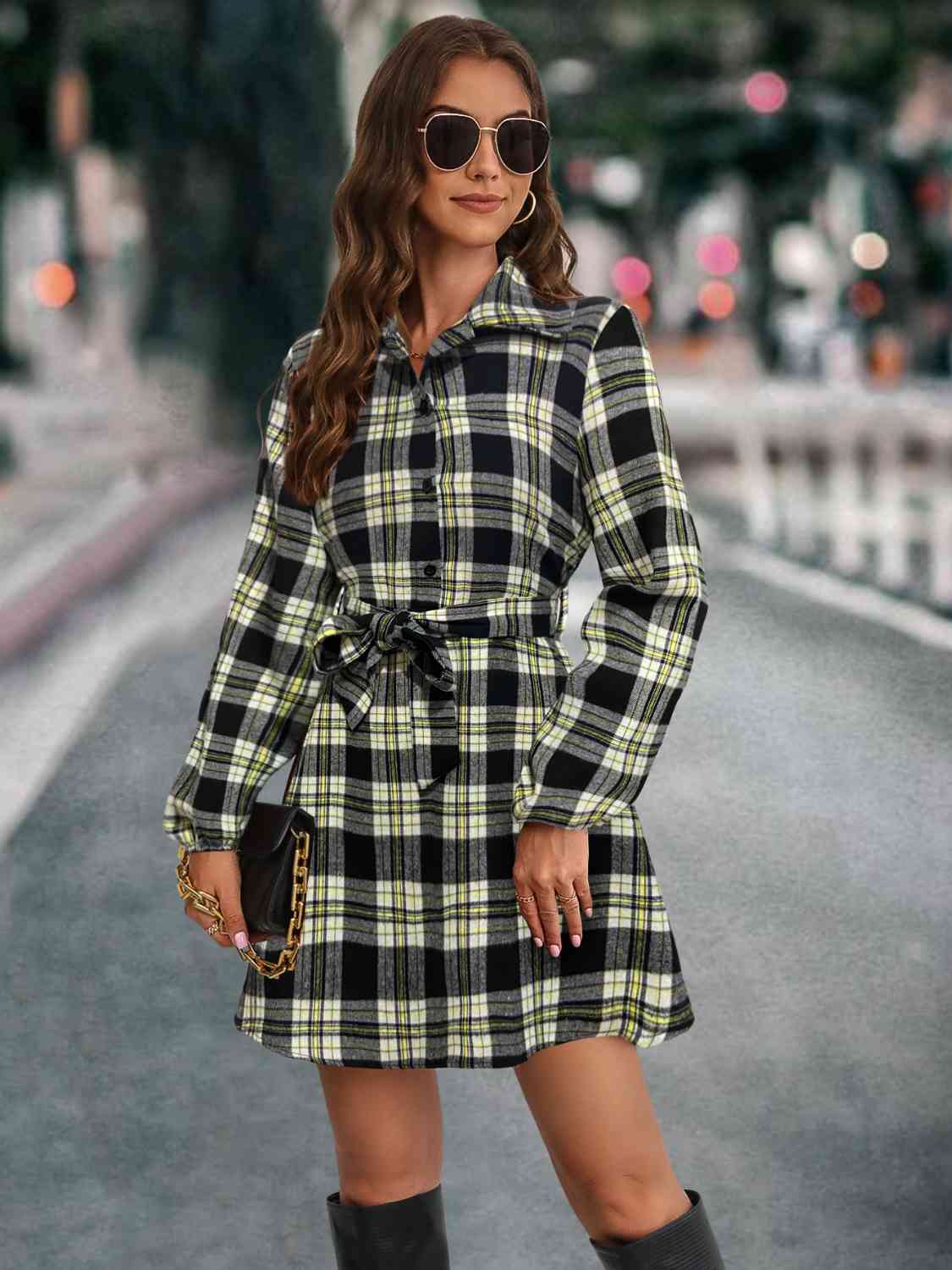 Peabody Plaid Dress