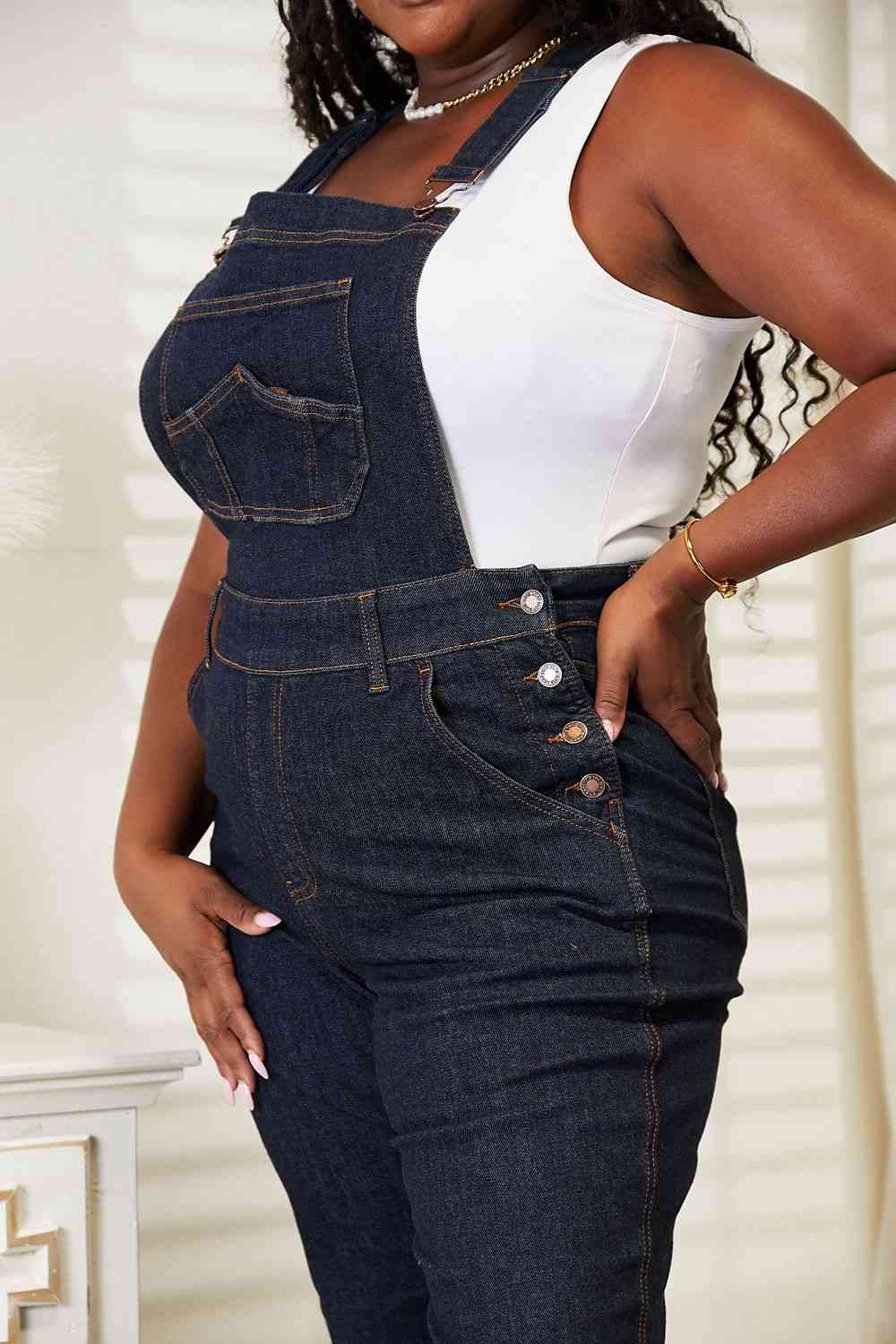 Judy Blue Dark Denim Overalls