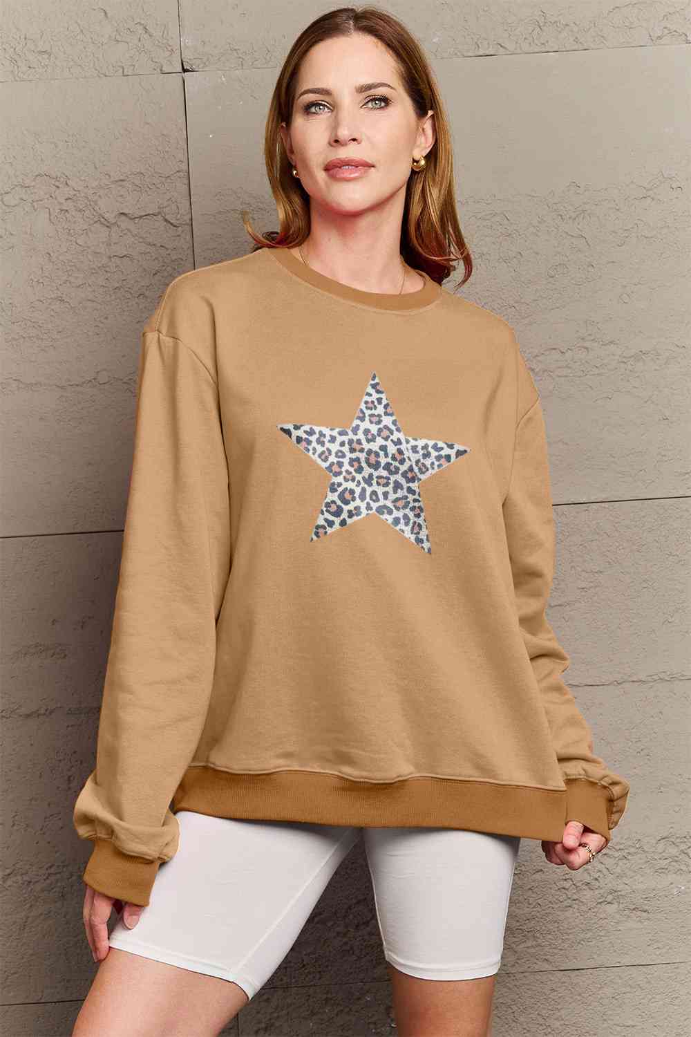 Leopard Star Sweatshirt