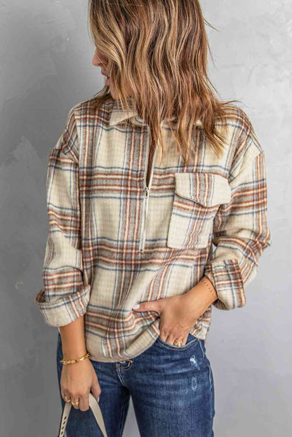 Montana Plaid Top