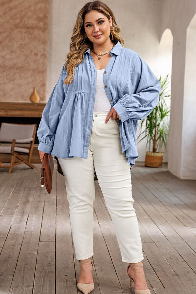 Plus Size Misty Blue Top