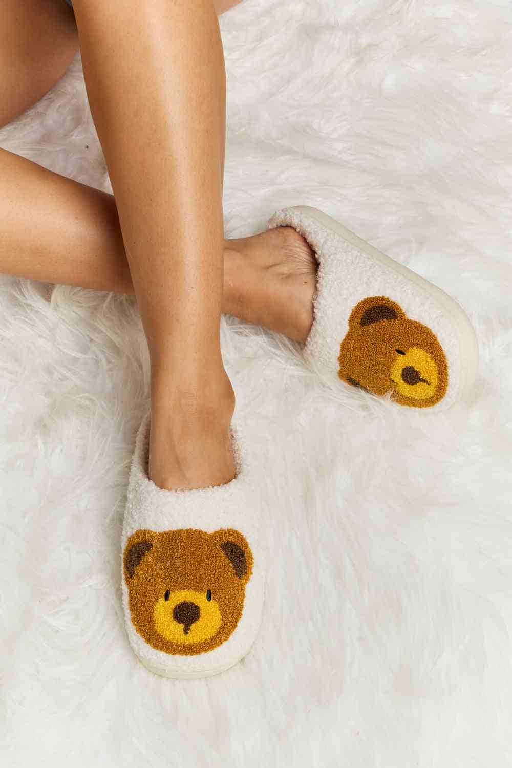 Melody Teddy Bear Slippers