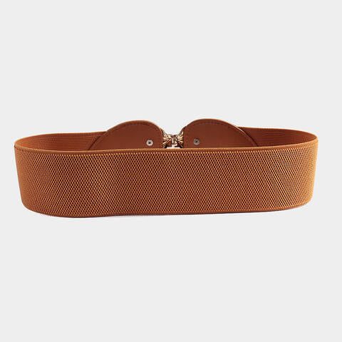 Leaf Me Alone Buckle Elastic Belt