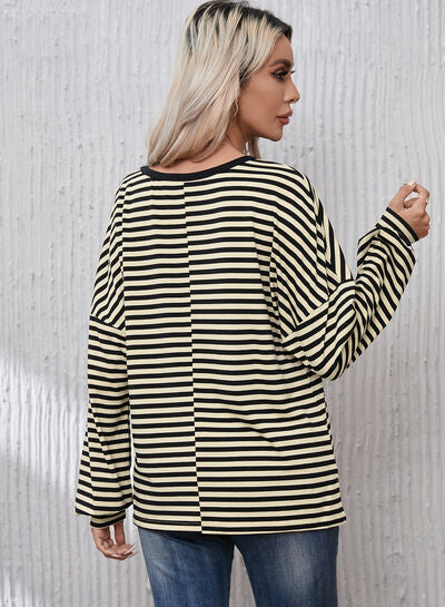 Midnight Stripes Top