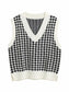 Henrietta Houndstooth Sweater Vest